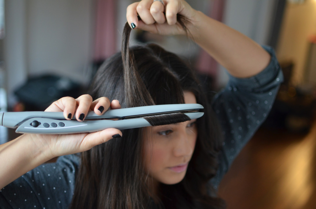 Beauty How-To: Curl with a Flat Iron - Alicia Fashionista
